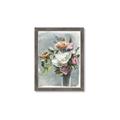 Picture of Coloured flower in pot II _GroupedProduct_Rectangle_Portrait_Framed_Matted_