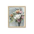 Picture of Coloured flower in pot II _GroupedProduct_Rectangle_Portrait_Framed_Matted_