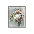 Picture of Coloured flower in pot II _GroupedProduct_Rectangle_Portrait_Framed_Matted_