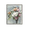Picture of Coloured flower in pot II _GroupedProduct_Rectangle_Portrait_Framed_Matted_