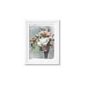 Picture of Coloured flower in pot II _GroupedProduct_Rectangle_Portrait_Framed_Matted_