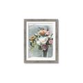 Picture of Coloured flower in pot II _GroupedProduct_Rectangle_Portrait_Framed_Matted_