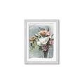 Picture of Coloured flower in pot II _GroupedProduct_Rectangle_Portrait_Framed_Matted_