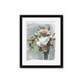 Picture of Coloured flower in pot II _GroupedProduct_Rectangle_Portrait_Framed_Matted_