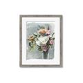 Picture of Coloured flower in pot II _GroupedProduct_Rectangle_Portrait_Framed_Matted_