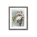 Picture of Coloured flower in pot II _GroupedProduct_Rectangle_Portrait_Framed_Matted_