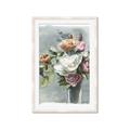 Picture of Coloured flower in pot II _GroupedProduct_Rectangle_Portrait_Framed_Matted_
