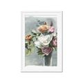 Picture of Coloured flower in pot II _GroupedProduct_Rectangle_Portrait_Framed_Matted_