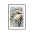 Picture of Coloured flower in pot II _GroupedProduct_Rectangle_Portrait_Framed_Matted_
