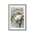 Picture of Coloured flower in pot II _GroupedProduct_Rectangle_Portrait_Framed_Matted_