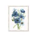 Picture of Blue Poppies I  _GroupedProduct_Rectangle_Portrait_Framed_Matted_