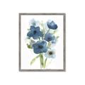 Picture of Blue Poppies I  _GroupedProduct_Rectangle_Portrait_Framed_Matted_