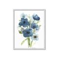 Picture of Blue Poppies I  _GroupedProduct_Rectangle_Portrait_Framed_Matted_