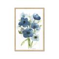 Picture of Blue Poppies I  _GroupedProduct_Rectangle_Portrait_Framed_Matted_