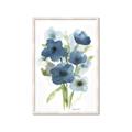 Picture of Blue Poppies I  _GroupedProduct_Rectangle_Portrait_Framed_Matted_