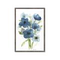 Picture of Blue Poppies I  _GroupedProduct_Rectangle_Portrait_Framed_Matted_