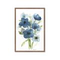 Picture of Blue Poppies I  _GroupedProduct_Rectangle_Portrait_Framed_Matted_