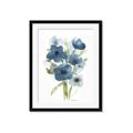 Picture of Blue Poppies I  _GroupedProduct_Rectangle_Portrait_Framed_Matted_