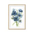 Picture of Blue Poppies I  _GroupedProduct_Rectangle_Portrait_Framed_Matted_