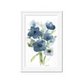 Picture of Blue Poppies I  _GroupedProduct_Rectangle_Portrait_Framed_Matted_