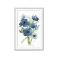 Picture of Blue Poppies I  _GroupedProduct_Rectangle_Portrait_Framed_Matted_
