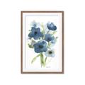 Picture of Blue Poppies I  _GroupedProduct_Rectangle_Portrait_Framed_Matted_
