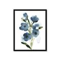 Picture of Blue Poppies II _GroupedProduct_Rectangle_Portrait_Framed_Matted_