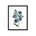 Picture of Blue Poppies II _GroupedProduct_Rectangle_Portrait_Framed_Matted_