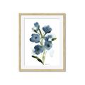 Picture of Blue Poppies II _GroupedProduct_Rectangle_Portrait_Framed_Matted_