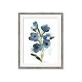 Picture of Blue Poppies II _GroupedProduct_Rectangle_Portrait_Framed_Matted_