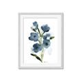Picture of Blue Poppies II _GroupedProduct_Rectangle_Portrait_Framed_Matted_