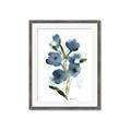 Picture of Blue Poppies II _GroupedProduct_Rectangle_Portrait_Framed_Matted_