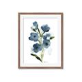 Picture of Blue Poppies II _GroupedProduct_Rectangle_Portrait_Framed_Matted_