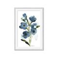Picture of Blue Poppies II _GroupedProduct_Rectangle_Portrait_Framed_Matted_