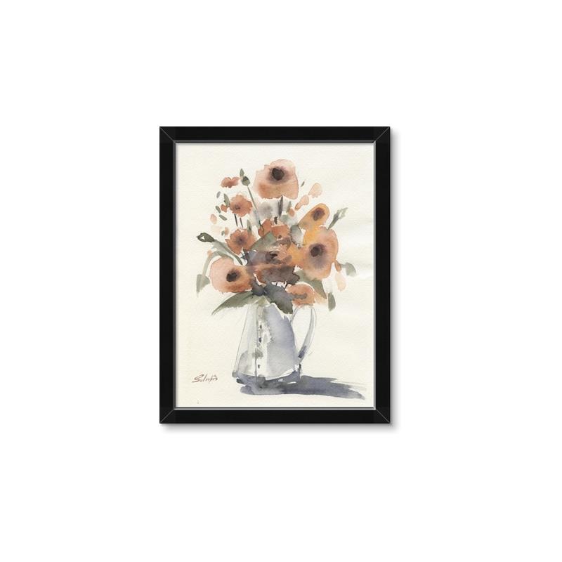 Picture of Summer Flower I _GroupedProduct_Rectangle_Portrait_Framed_Matted_