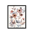 Picture of Pink Poppy Linen _GroupedProduct_Rectangle_Portrait_Framed_Matted_