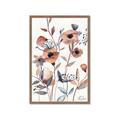 Picture of Pink Poppy Linen _GroupedProduct_Rectangle_Portrait_Framed_Matted_