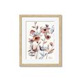 Picture of Pink Poppy Linen _GroupedProduct_Rectangle_Portrait_Framed_Matted_
