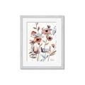 Picture of Pink Poppy Linen _GroupedProduct_Rectangle_Portrait_Framed_Matted_