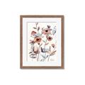 Picture of Pink Poppy Linen _GroupedProduct_Rectangle_Portrait_Framed_Matted_