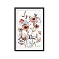 Picture of Pink Poppy Linen _GroupedProduct_Rectangle_Portrait_Framed_Matted_