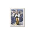 Picture of White Flower in Vase l _GroupedProduct_Rectangle_Portrait_Framed_Matted_