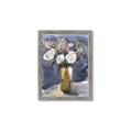 Picture of White Flower in Vase l _GroupedProduct_Rectangle_Portrait_Framed_Matted_