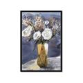 Picture of White Flower in Vase l _GroupedProduct_Rectangle_Portrait_Framed_Matted_