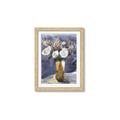 Picture of White Flower in Vase l _GroupedProduct_Rectangle_Portrait_Framed_Matted_
