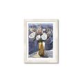 Picture of White Flower in Vase l _GroupedProduct_Rectangle_Portrait_Framed_Matted_