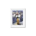 Picture of White Flower in Vase l _GroupedProduct_Rectangle_Portrait_Framed_Matted_