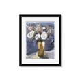 Picture of White Flower in Vase l _GroupedProduct_Rectangle_Portrait_Framed_Matted_
