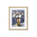 Picture of White Flower in Vase l _GroupedProduct_Rectangle_Portrait_Framed_Matted_
