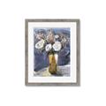 Picture of White Flower in Vase l _GroupedProduct_Rectangle_Portrait_Framed_Matted_